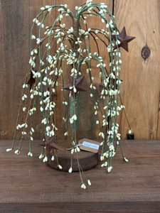 12" CREAM BERRY WILLOW TREE W/STARS 12" CREAM BERRY WILLOW TREE W/STARS