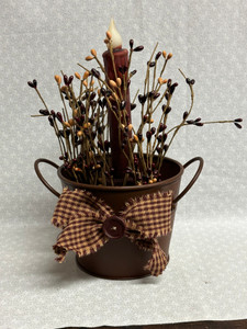 RUST PAIL FIRESIDE RUST PAIL FIRESIDE