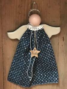 HANGING WOOD ANGEL - ASSTED. HANGING WOOD ANGEL - ASSTED.