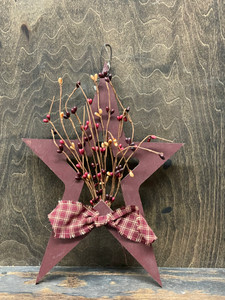WOOD STAR / BERRIES - FIRESIDE WOOD STAR / BERRIES - FIRESIDE