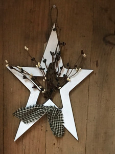 WOOD STAR WHT/MULTI/BLK WOOD STAR WHT/MULTI/BLK
