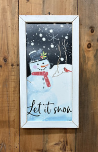 K SHEILDS - LET IT SNOW - 12x24