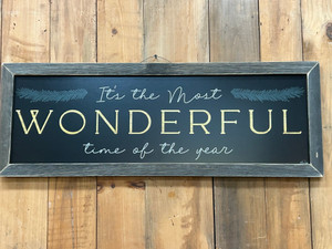JAN DALLAS - IT'S THE MOST WONDERFUL TIME OF THE YEAR - 36x12 JAN DALLAS - IT'S THE MOST WONDERFUL TIME OF THE YEAR - 36x12