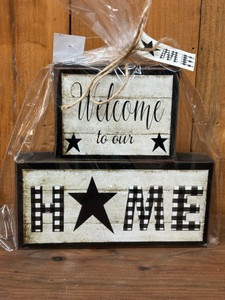 BLOCKS WEL HOME BLK PLD STAR BLOCKS WEL HOME BLK PLD STAR