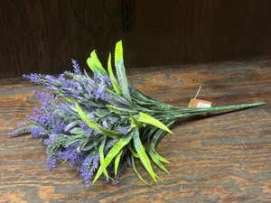 WP LAVENDER BUSH W/GRASS, PURPLE WP LAVENDER BUSH W/GRASS, PURPLE