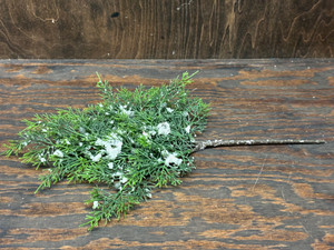 VINTAGE FLOWERS MAT-SNOWY PINE/CEDAR