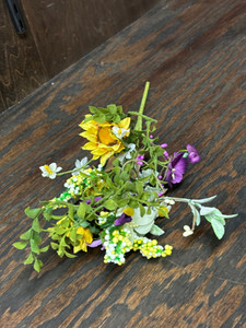 SUNFLOWER SPRAY 18" YELLOW/PURPLE SUNFLOWER SPRAY 18" YELLOW/PURPLE
