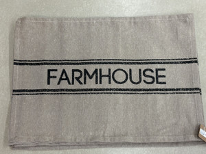 Sawyer Mill Charcoal Farmhouse Placemat Set 1 of 6 12x18 Sawyer Mill Charcoal Farmhouse Placemat Set 1 of 6 12x18
