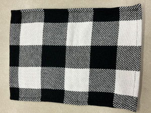 Annie Buffalo Check Black Runner 12x36 Annie Buffalo Check Black Runner 12x36