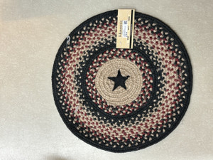 PRIMITIVE STAR 15" ROUND TRIVET PRIMITIVE STAR 15" ROUND TRIVET