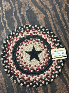 PRIMITIVE STAR 8" ROUND TRIVET PRIMITIVE STAR 8" ROUND TRIVET