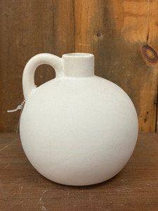 Round Vase 5" Matte White Round Vase 5" Matte White