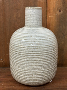 White Narrow Neck Porcelain Jar, Large White Narrow Neck Porcelain Jar, Large