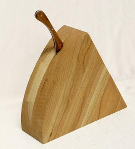 CHEESE WEDGE W/FORGED KNIFE-CHERRY CHEESE WEDGE W/FORGED KNIFE-CHERRY