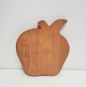 LARGE APPLE CHEESE BOARD-CHERRY