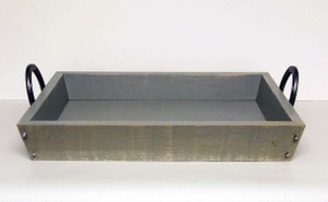 HORSESHOE TRAY-STEEL GRAY