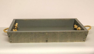 ROPE TRAY-TEEL GRAY