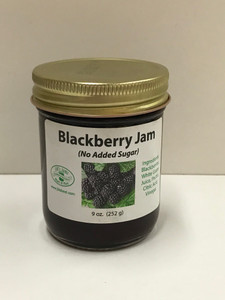BLACKBERRY JAM-NO SUGAR, 9 OZ. BLACKBERRY JAM-NO SUGAR, 9 OZ.