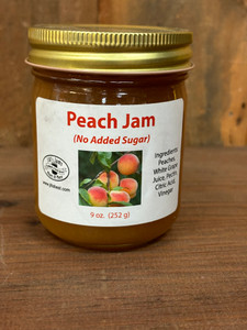 PEACH JAM-NO SUGAR, 9 OZ. PEACH JAM-NO SUGAR, 9 OZ.