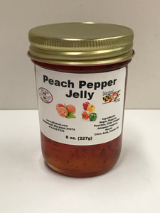 PEACH PEPPER JELLY, 8 OZ. PEACH PEPPER JELLY, 8 OZ.