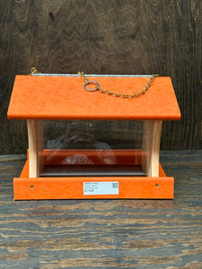 RUSTIC SMALL RECTANGULAR FEEDER-ORANGE/DREAM CYCLE RUSTIC SMALL RECTANGULAR FEEDER-ORANGE/DREAM CYCLE