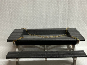 PICNIC TABLE FEEDER-BLACK/GRAY