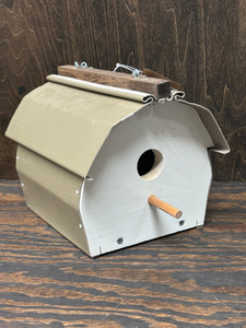 SIDING BIRD HOUSE 10"x8"x7"_WHITE