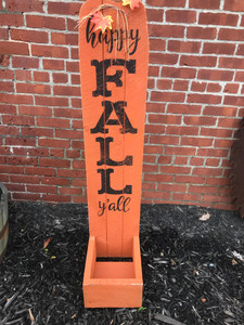 HAPPY FALL Y'ALL-PUMPKIN PLANTER HAPPY FALL Y'ALL-PUMPKIN PLANTER
