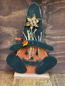 PUMPKIN FACE SITTER WITH BASE PUMPKIN FACE SITTER WITH BASE