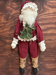 30" SANTA_W/BURGUNDY SUIT-CHRISTMAS 30" SANTA_W/BURGUNDY SUIT-CHRISTMAS