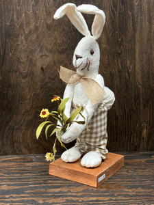 BILLY BUNNY W/FLOWERS NATURAL BILLY BUNNY W/FLOWERS NATURAL