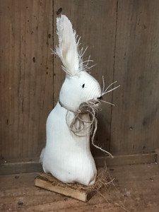 BROWN FELT BUNNY-CHUBBY BROWN FELT BUNNY-CHUBBY