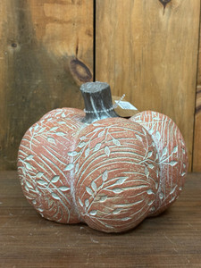 Resin Engraved Pumpkin 6"x4" Resin Engraved Pumpkin 6"x4"