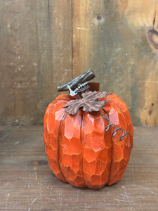 Tall Carved Pumpkin 4.5" EACH Tall Carved Pumpkin 4.5" EACH