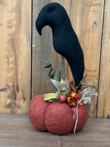 _HALLOWEEN PUMKIN + BLACK CROW _HALLOWEEN PUMKIN + BLACK CROW
