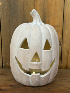 Lighted Tall Resin Jack O Lantern Lighted Tall Resin Jack O Lantern