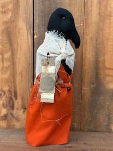 _PRIM CROW W/ORANGE DRESS _PRIM CROW W/ORANGE DRESS