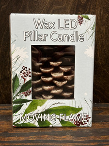 Pine Cone Moving Flame Candle Pine Cone Moving Flame Candle