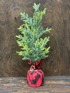 Glittered Tree in bag 18"