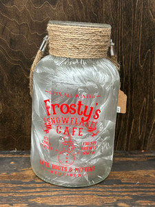 FROSTY'S CAFÉ JAR, LARGE 5.5"x10.25" FROSTY'S CAFÉ JAR, LARGE 5.5"x10.25"