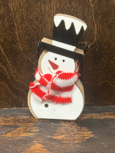 Sit - A - Bout Snowman Sm. , 4.5" x 1" x 4.5" Sit - A - Bout Snowman Sm. , 4.5" x 1" x 4.5"
