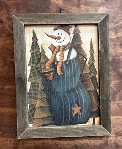 DAVID-SNOWMAN W/OVERALLS - 12x16 DAVID-SNOWMAN W/OVERALLS - 12x16