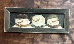 DAVID - 3 SNOWMAN - 18x6 DAVID - 3 SNOWMAN - 18x6
