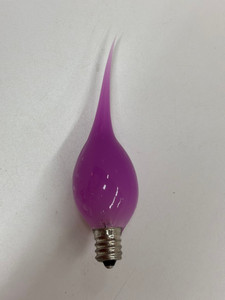 Color Silicone Hand Dipped Bulb_Purple 5 Watt, 120 Volt Color Silicone Hand Dipped Bulb_Purple 5 Watt, 120 Volt