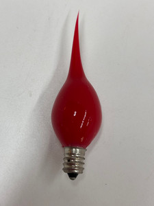 Color Silicone Hand Dipped Bulb_Red 5 Watt, 120 Volt Color Silicone Hand Dipped Bulb_Red 5 Watt, 120 Volt