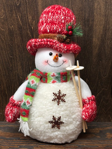 17" Fluffy Snowman 17" Fluffy Snowman