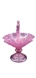 FENTON 9 SEPTEMBER MORNING NYMPH DUSTY ROSE - QVC, RARE (2 PIECE)