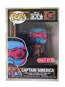#987 Funko Pop! Cap America Blacklight (Target Exc)