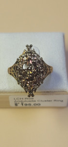 ANDULUSITE CLUSTER RING