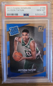 2017 DONRUSS JAYSON TATUM RC PSA 10